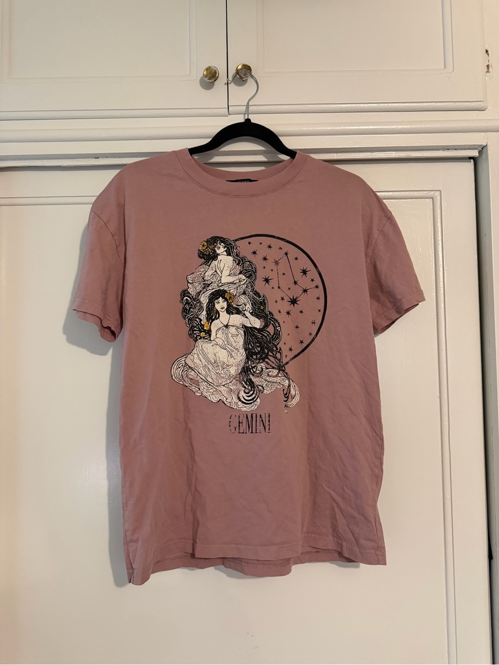 Gemini Graphic Tee - Dusty Rose Women's T-Shirt